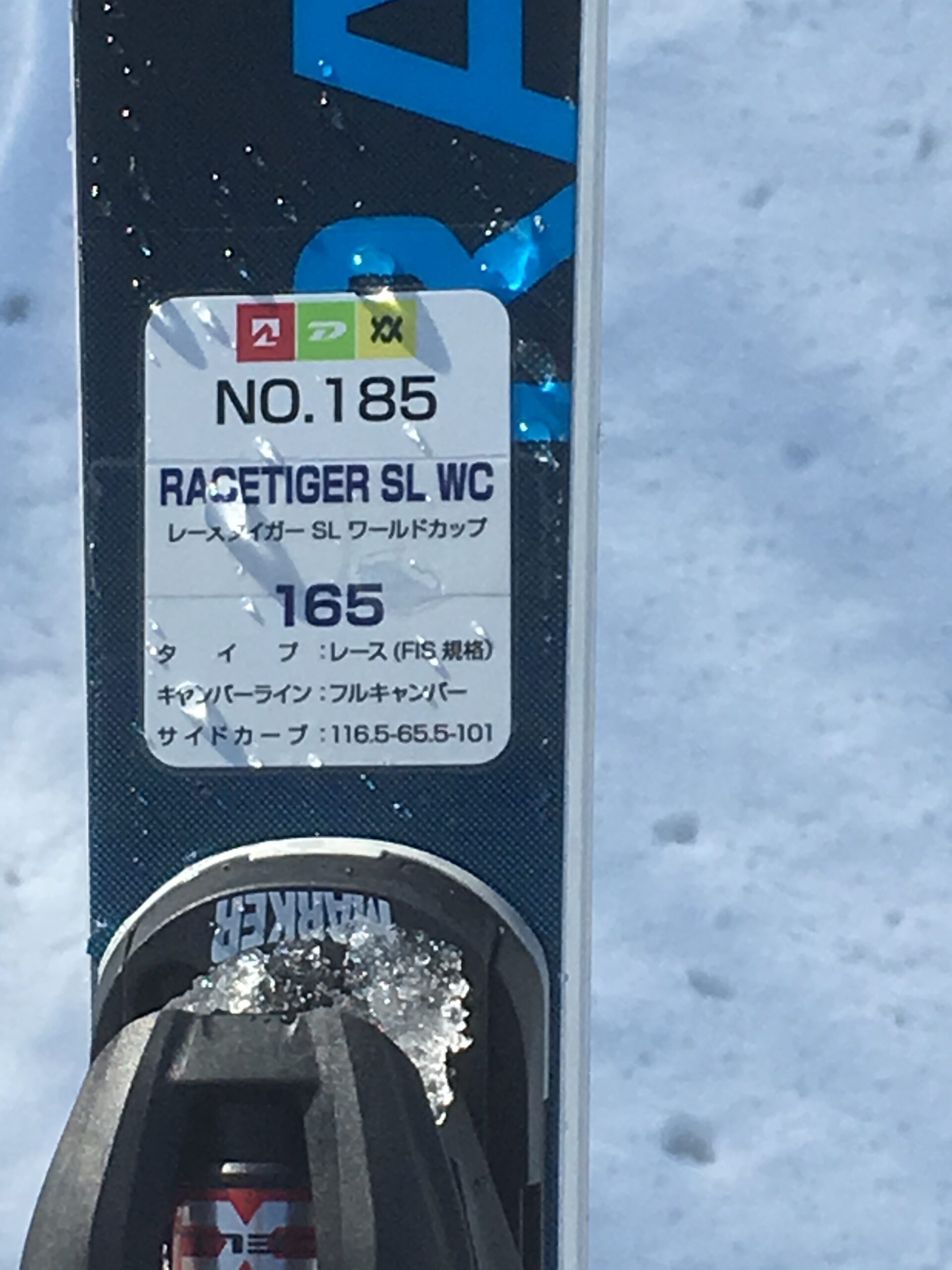 VOLKL SL WC165㎝　2017