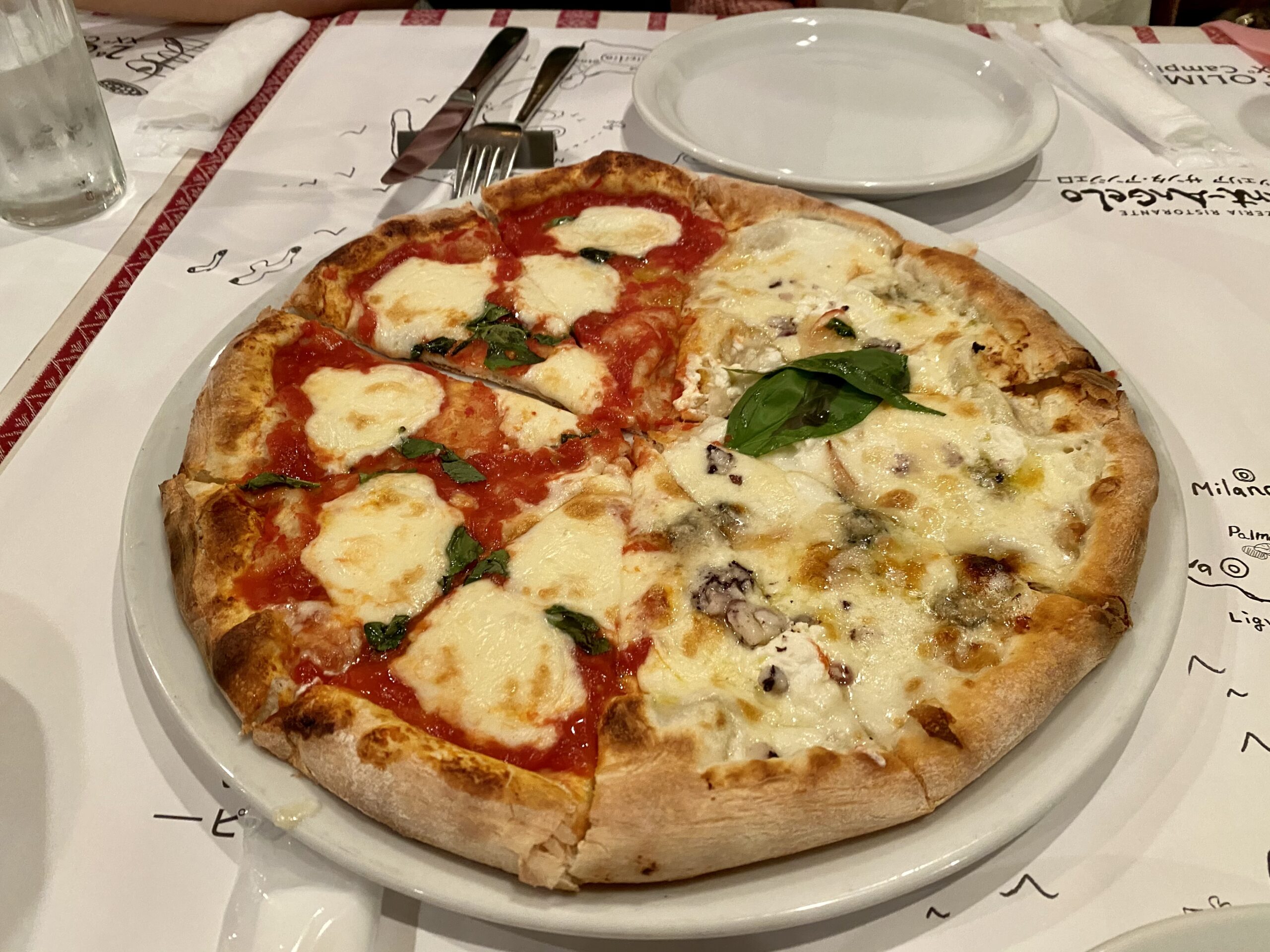 サンタアンジェロピッツァハーフ