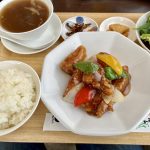 中華上原　酢豚定食とフカヒレスープ