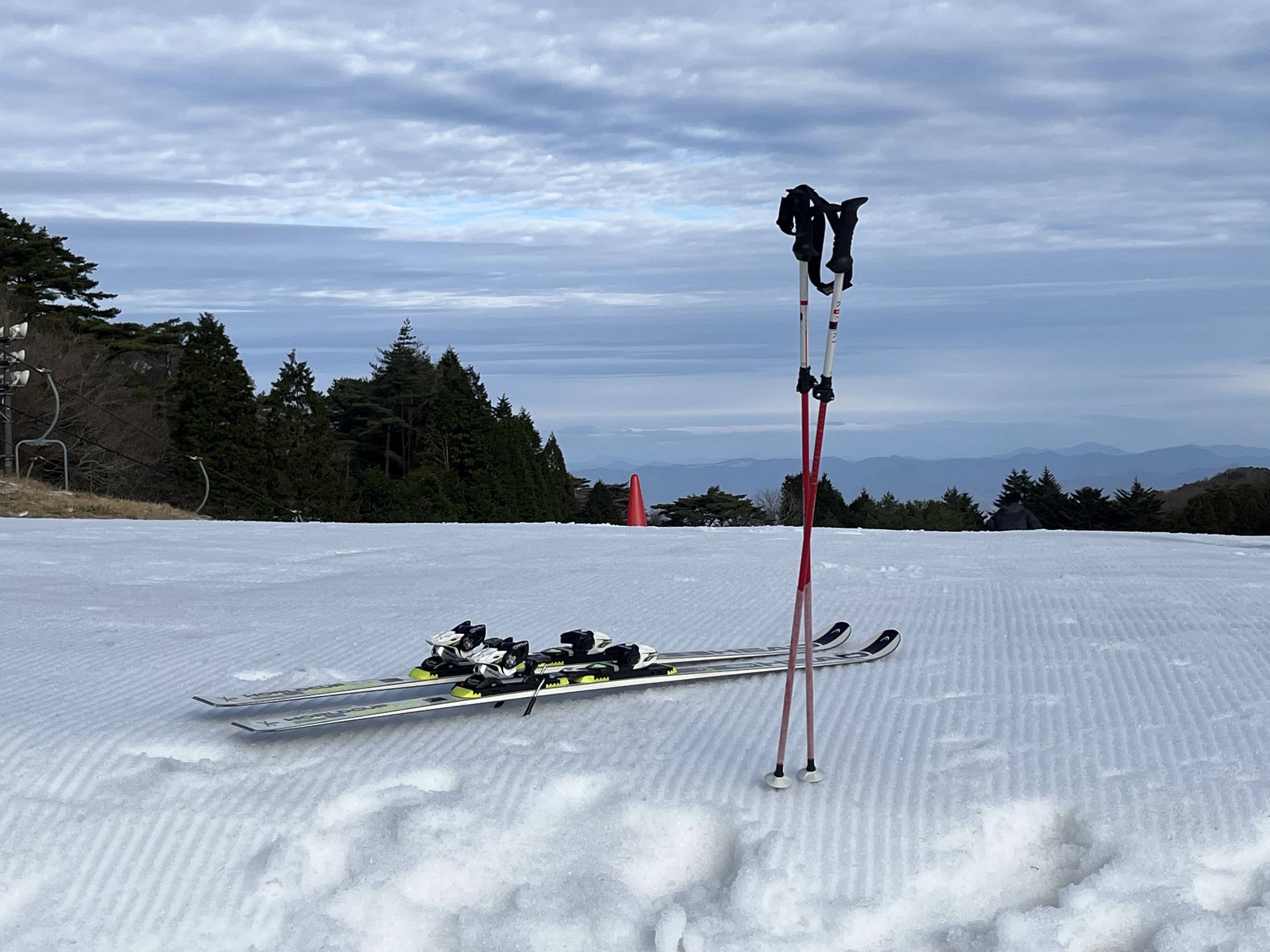 2022/2023スキーシーズン1日目　六甲山スノーパーク