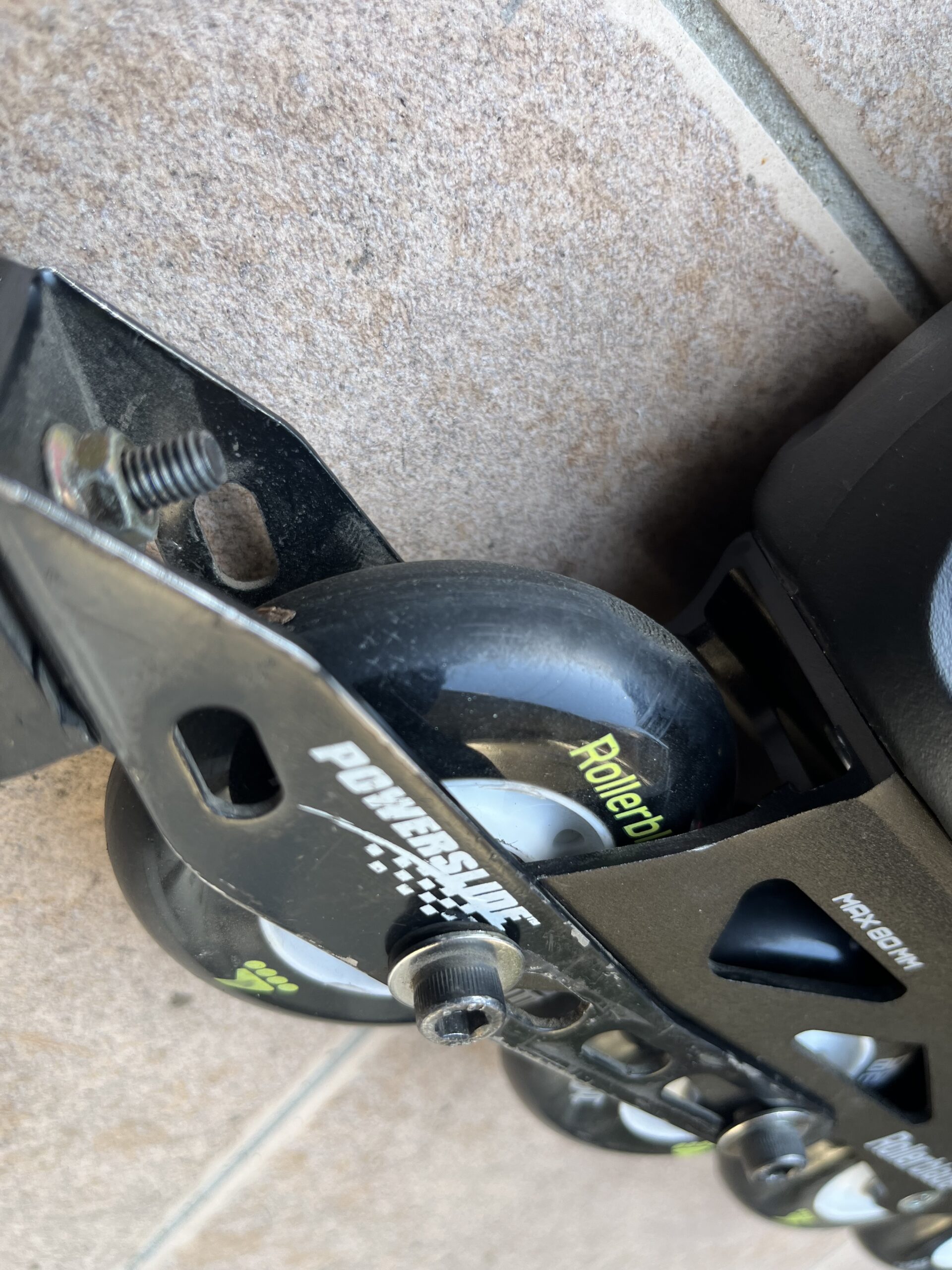 ローラーブレードPSブレーキ