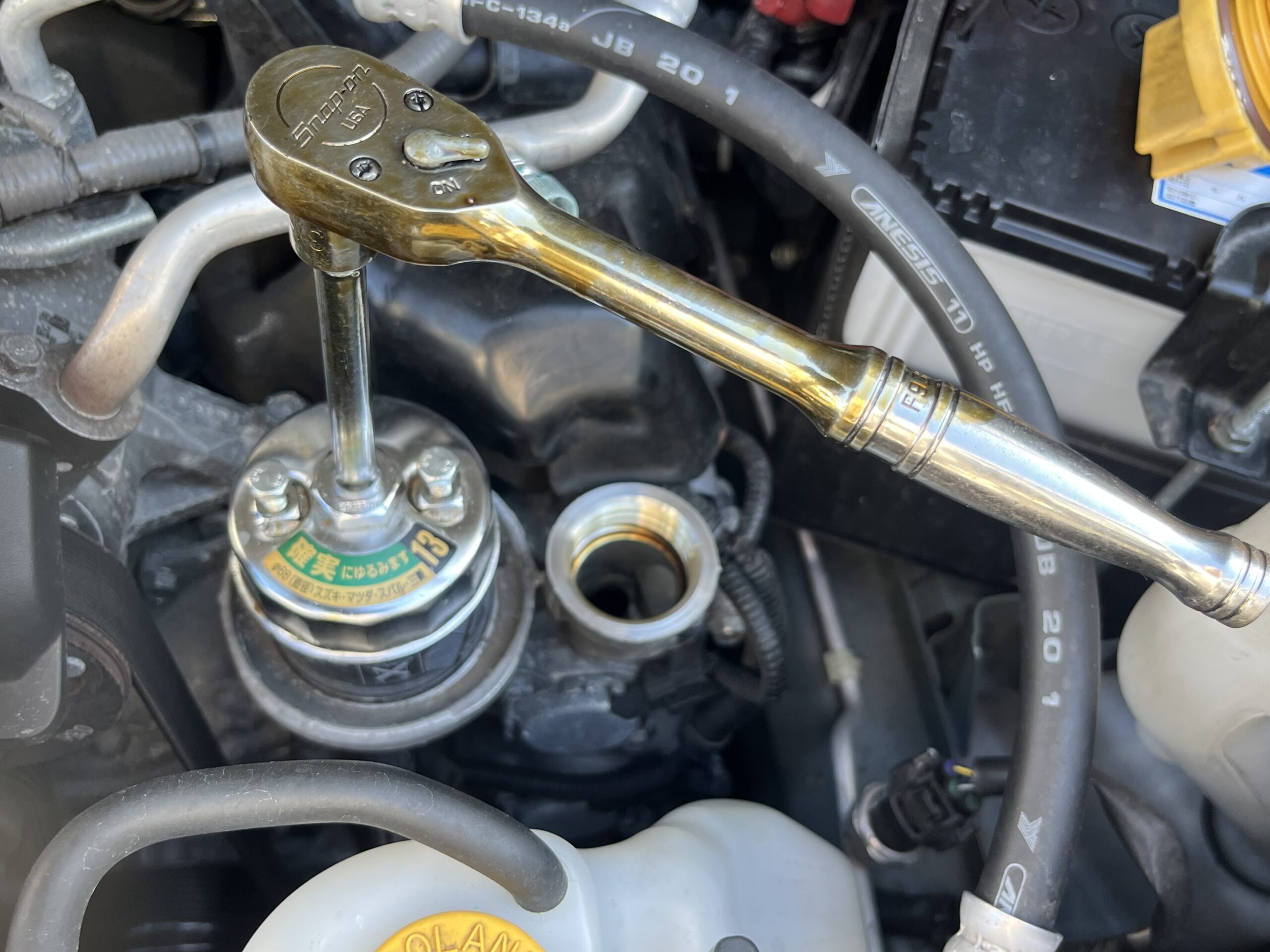 フォレスターエンジンオイル交換