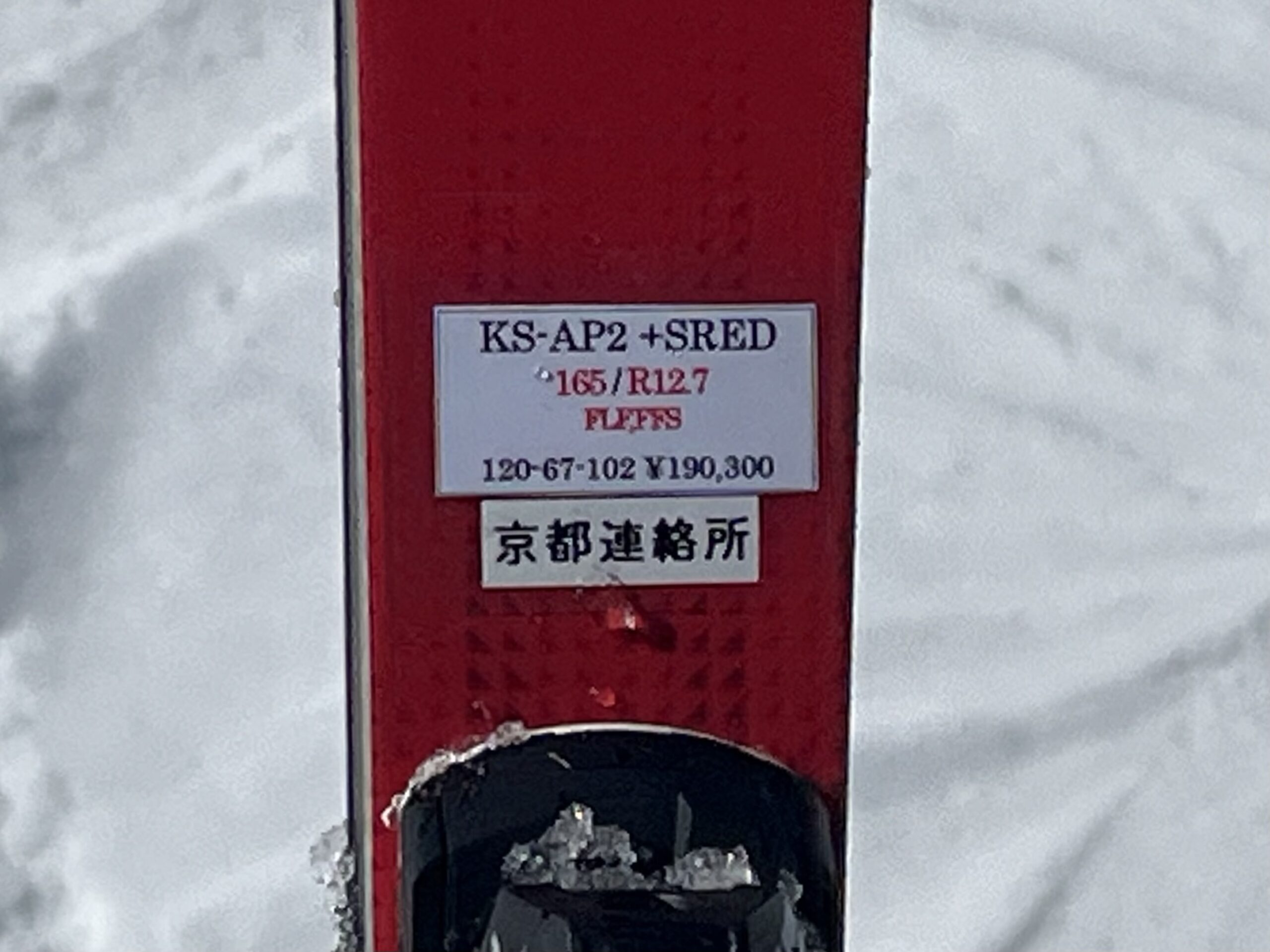 オガサカケオッズAP2 165cm+ SREDプレート